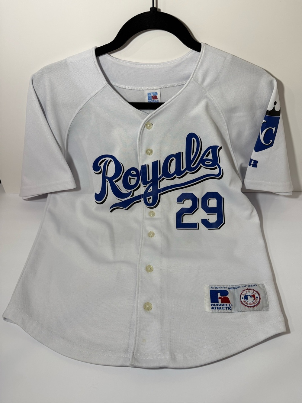 Vintage Kansas Vintage Kansas City Royals Mike Sweeney Jersey Youth Medium 10/12